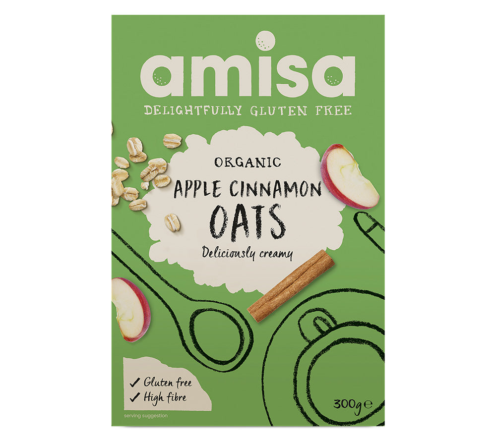 Pure Porridge Oats - Apple & Cinnamon von Amisa