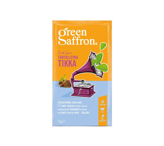 Tikka Gewürz von Green Saffron bestellen | orginal indische Rezeptur | aus 17 edlen Gewürzen | 100 % vegan & ohne künstliche Zusatzstoffe | EU-weiter Versand | jetzt entdecken!