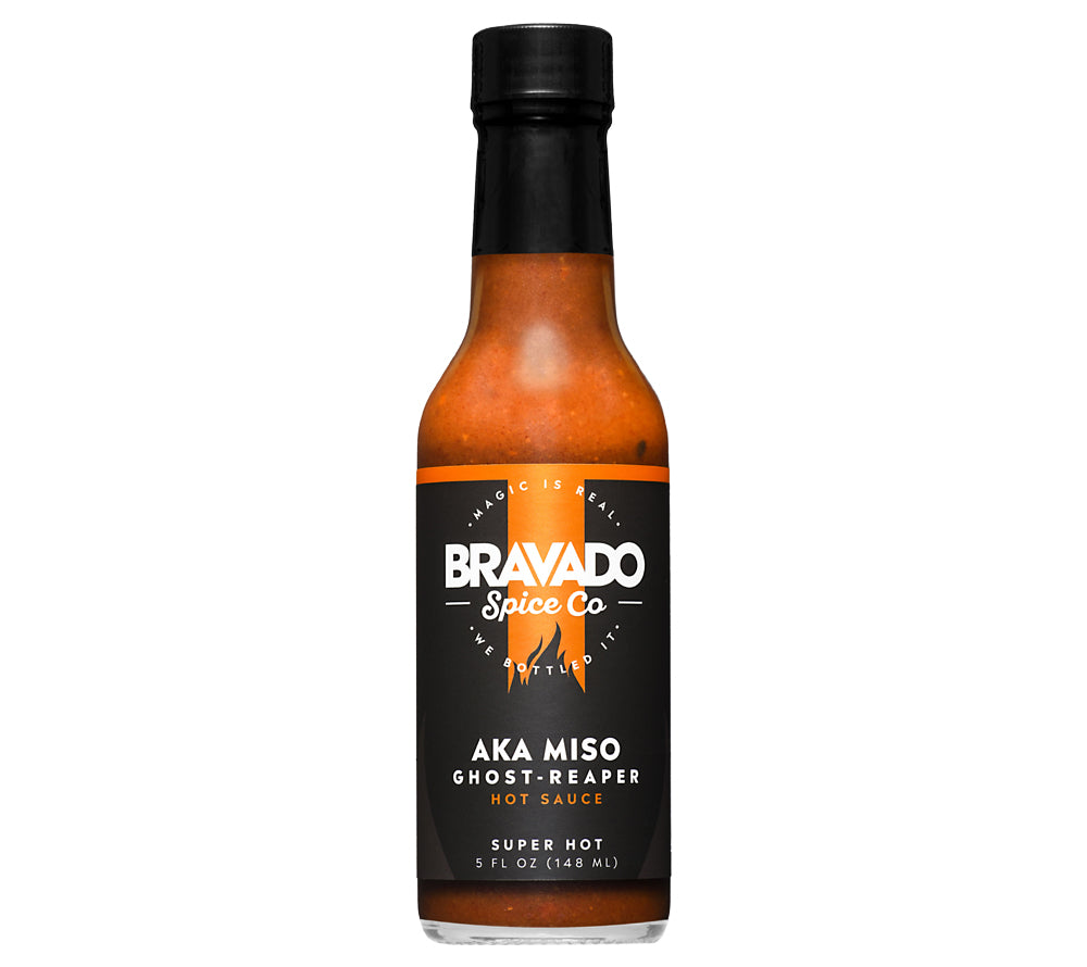 Aka Miso Ghost Reaper Hot Sauce from Bravado