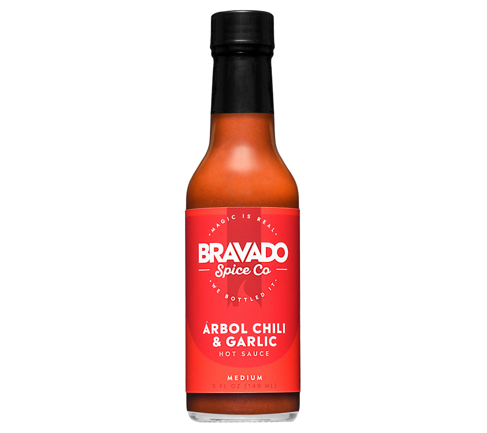 Arbol Chili &amp; Garlic Hot Sauce from Bravado