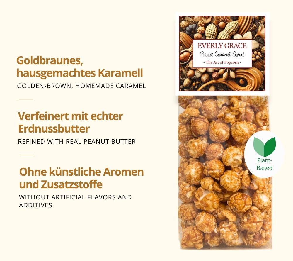 Everly Grace Peanut Caramel Swirl mit echter Erdnussbutter verfeinert