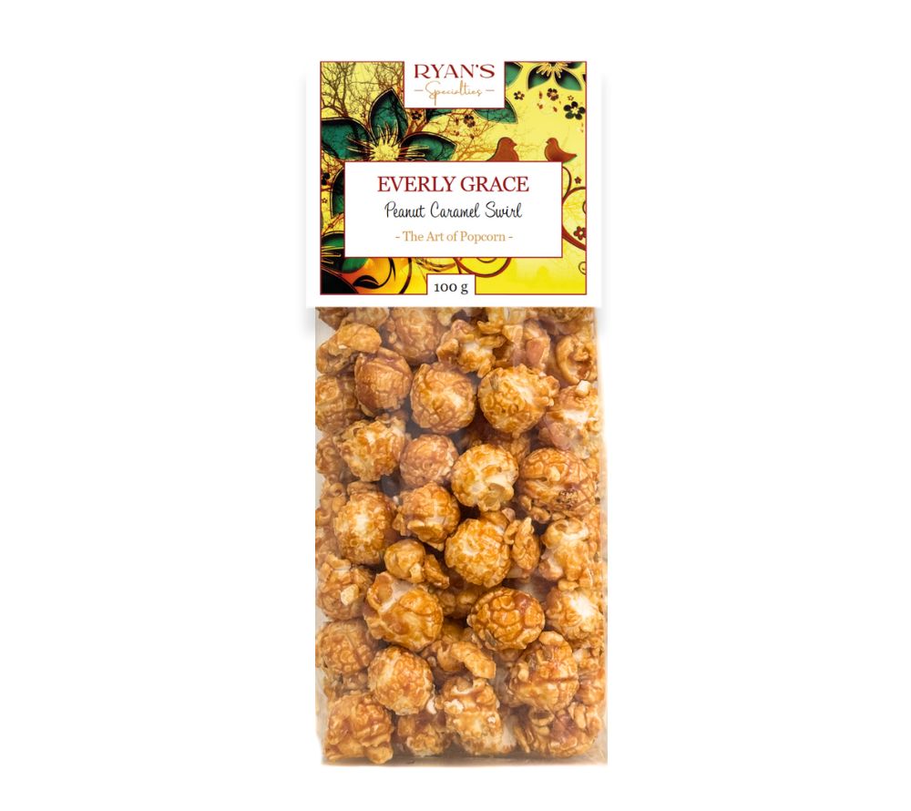 Everly Grace Peanut Caramel Swirl kaufen | Popcorn mit buttrigem Karamell & Erdnussbutter | Hergestellt mit natürlichen Zutaten | Perfekt für jeden Snack-Moment
