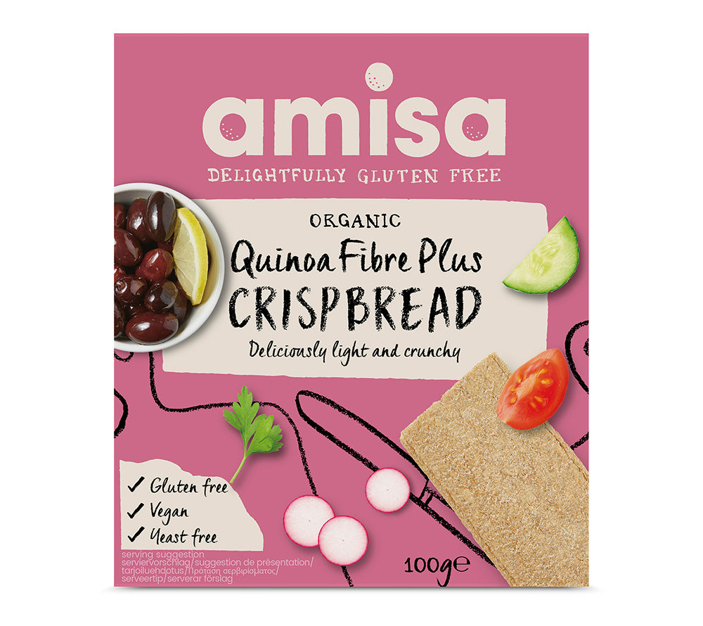 Knäckebrot - Quinoa Fibre Plus in Bio-Qualität von Amisa