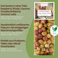 Drei handveredelte Popcorn-Sorten in einer Tüte. Knusprig, vegan & perfekt zum Probieren, Teilen oder Verschenken. Jetzt bei MadeVegan entdecken!