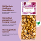 Feines Gourmet-Popcorn Love Story von Everly Grace ☆ Unwiderstehliches Popcorn mit Rosenblättern und Mandel-Karamellüberzug ☆ hohe Qualität ☆ 100 % vegan ☆ Jetzt probieren!