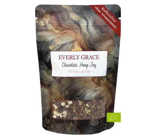Chocolate Hemp Joy Tea von Everly Grace kaufen🌟Deine sinnliche Auszeit in einer Tasse🌟natürliche Zutaten🌟Schokolade, Hanf und Gewürze