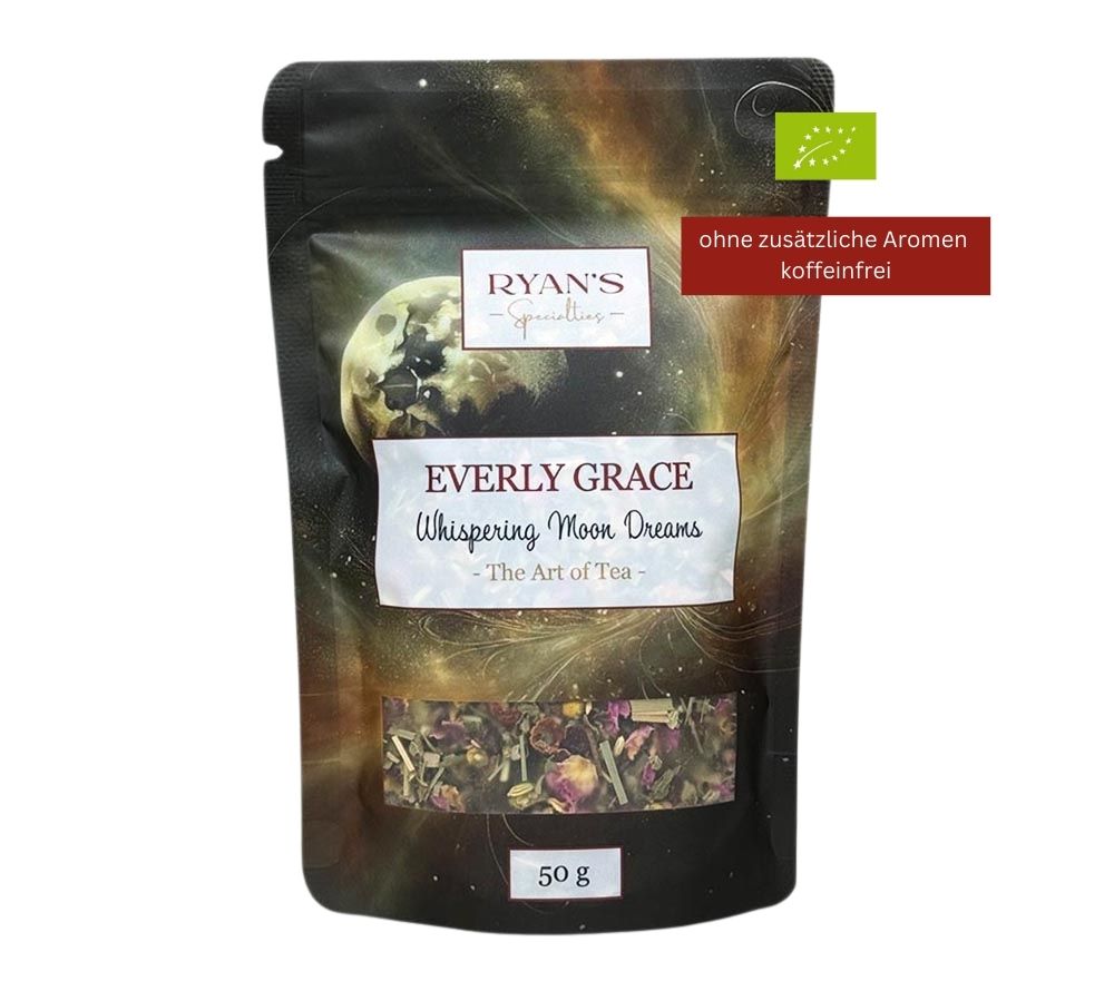 Whispering Moon Dreams Tea von Everly Grace kaufen | Dein Sleepy Tea Moment 🌙 Zeit für Entschleunigung 🫖 Pure Entspannung in Deiner Tasse | 100% Bio