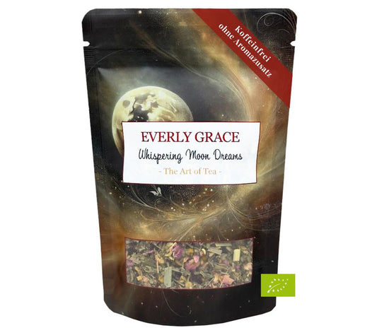 Whispering Moon Dreams Tea von Everly Grace kaufen | Dein Sleepy Tea Moment 🌙 Zeit für Entschleunigung 🫖 Pure Entspannung in Deiner Tasse | 100% Bio