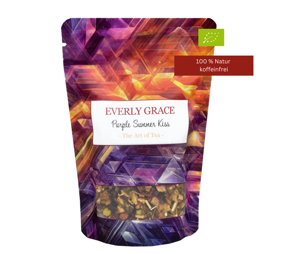 Everly Grace Tea - Purple Summer Kiss (80g-Beutel Bio-Kräutertee)