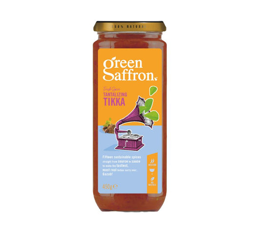 Tikka Sauce von Green Saffron kaufen | 100 % natürlich, vegan & glutenfrei | echte indische Aromen | vielseitig & einfach | EU-weiter Versand | jetzt bestellen!