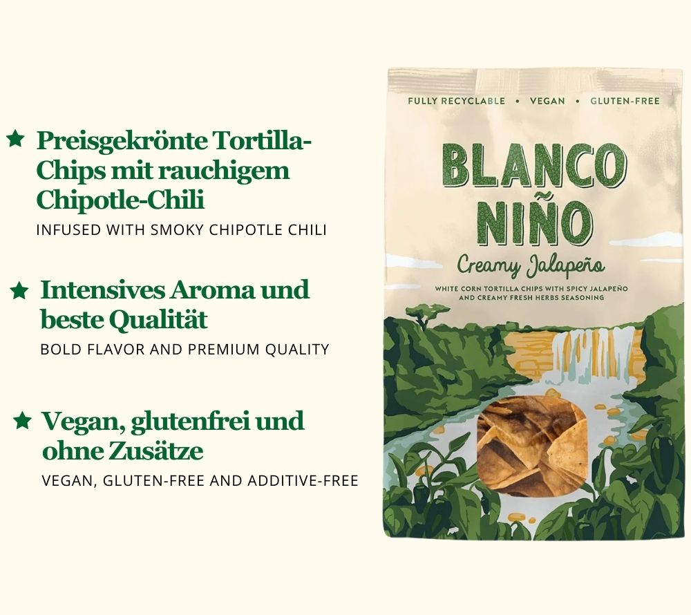Tortilla Chips-Creamy Jalapeno von Blanco Niño