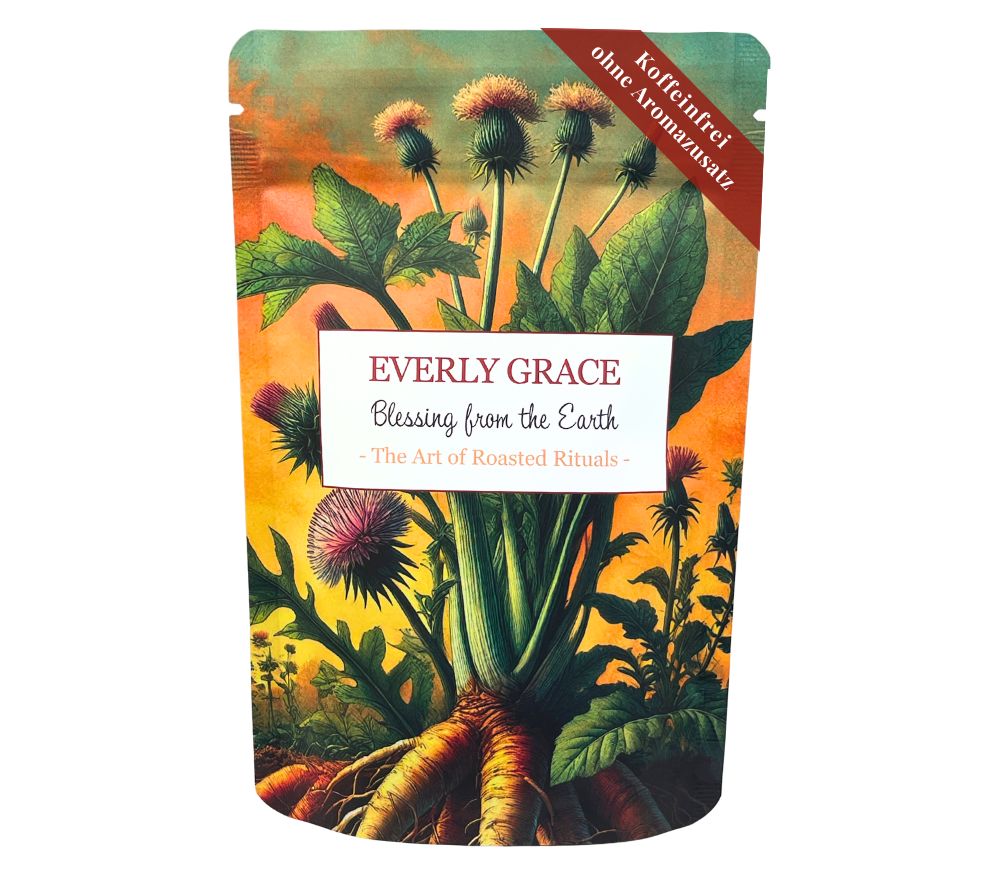 Everly Grace Roasted Rituals – Blessing from the Earth 🌱 Kaffeealternative 🌱100 % Natur – vegan, koffeinfrei & unverfälscht🌱 Nussig-erdig🌱 Jetzt probieren!