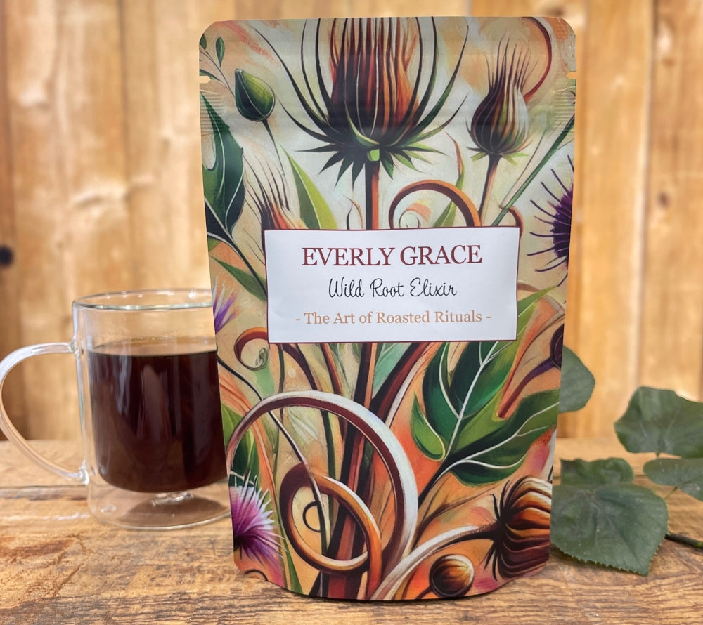 Everly Grace Roasted Rituals – Wild Root Elixir Sanft  100 % 🌱 Deine Kaffeealternative 🌱Natur – vegan, koffeinfrei & unverfälscht🌱 Jetzt probieren!
