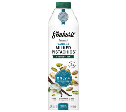 Pistachio Unsweetened Vanilla Milk von Elmhurst