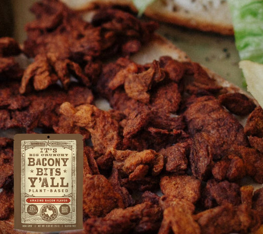 Amazing Bacon Flavor Plant Based Bacony Snacks von All Y’Alls Foods