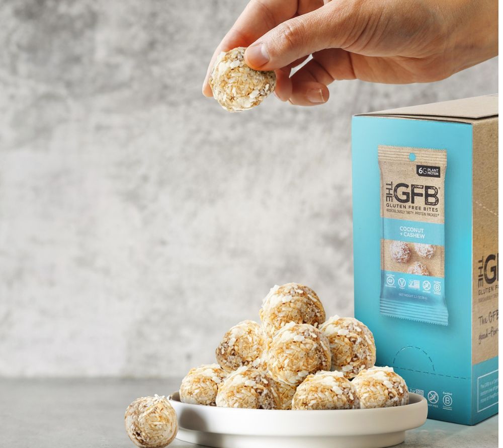Coconut Cashew Bites – veganer Snack mit Kokos & Cashews. Glutenfrei, proteinreich & natürlich lecker. Jetzt online bestellen bei Madevegan.