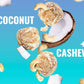 Coconut Cashew Bites – veganer Snack mit Kokos & Cashews. Glutenfrei, proteinreich & natürlich lecker. Jetzt online bestellen bei Madevegan.