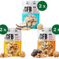 Variety Pack 6 Bags Bites (2 each Coc Cashew, Dark Choc PB, PB) von GFB The Gluten Free Brothers