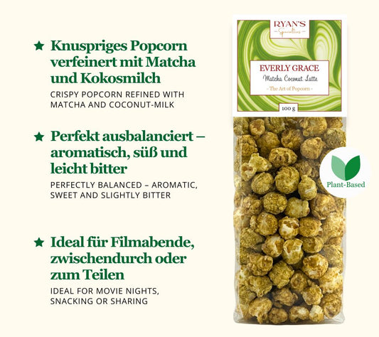 Everly Grace Popcorn - Matcha Coconut Latte