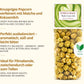 Knuspriges Popcorn verfeinert mit Matcha und Kokosmilch
