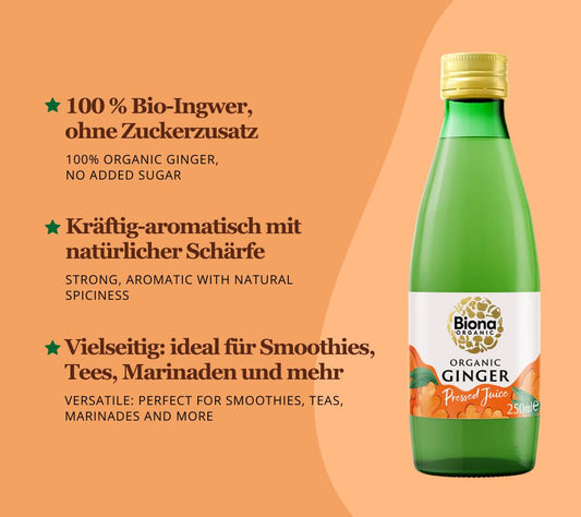 Organic Ginger Juice von Biona