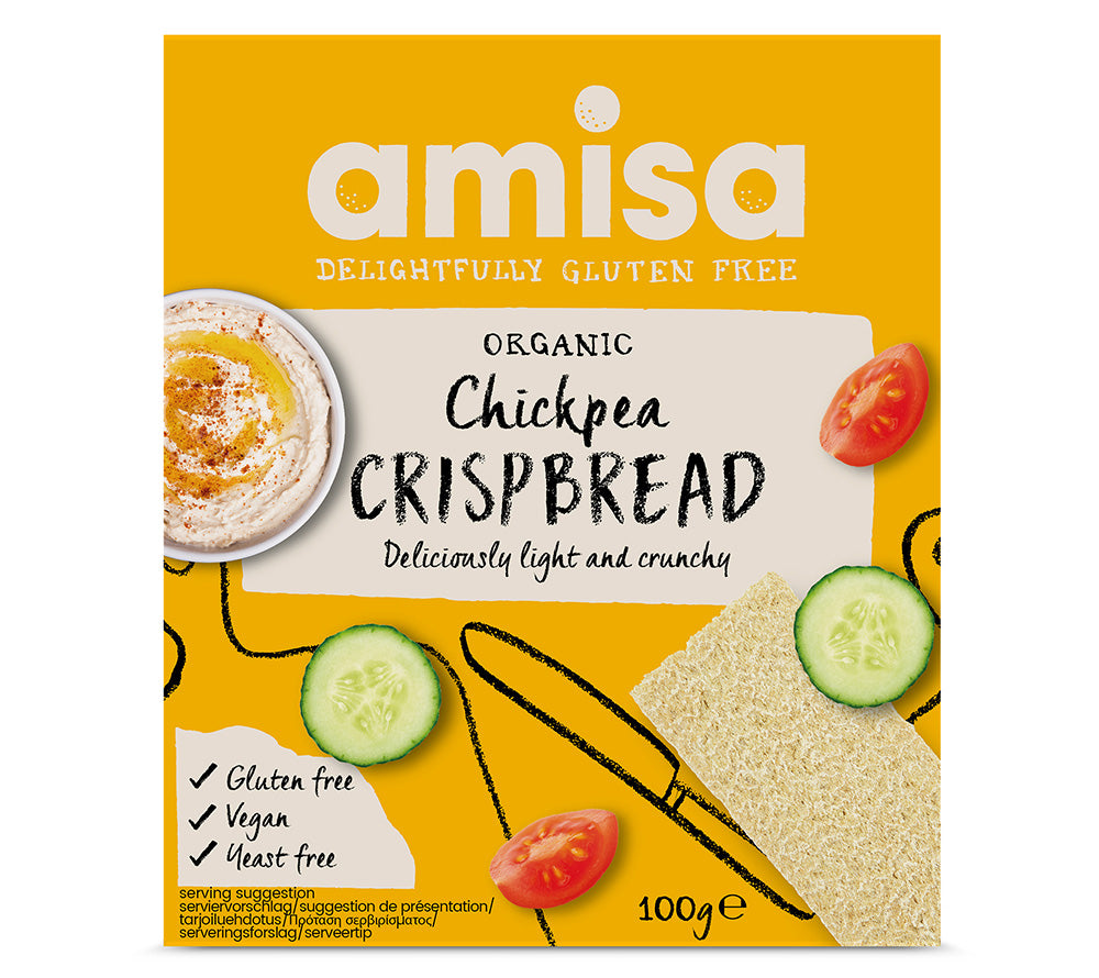 Knäckebrot - Chickpea in Bio-Qualität von Amisa