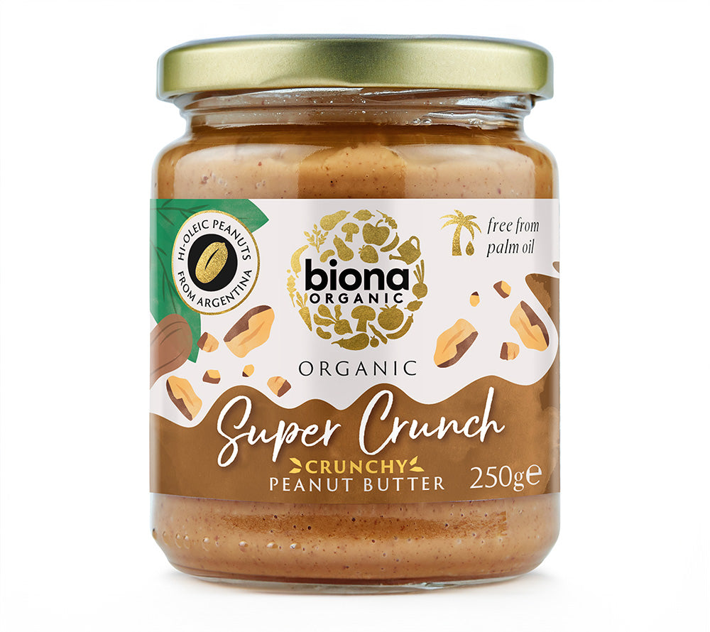 Erdnussbutter - Super Crunch, mit Meersalz, in Bio-Qualität