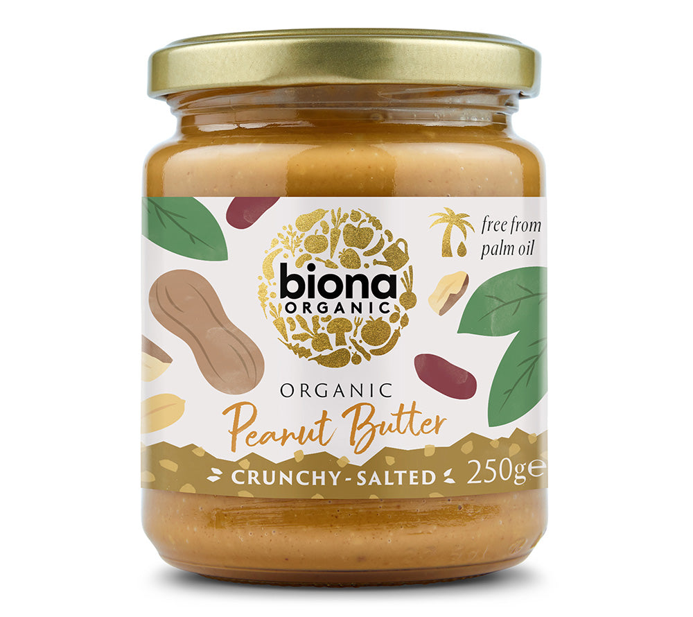 Peanut Butter Crunchy Salted von Biona 250g