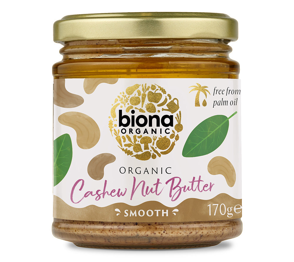 Cashewnuss Butter in Bio-Qualität von Biona 170g
