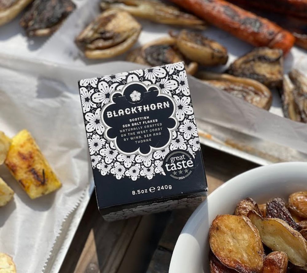 Blackthorn Scottish Sea Salt Flakes | Handgeschöpft & nachhaltig | Für Feinschmecker & Gourmets | Award-Winning Meersalz aus Schottland | Jetzt entdecken!