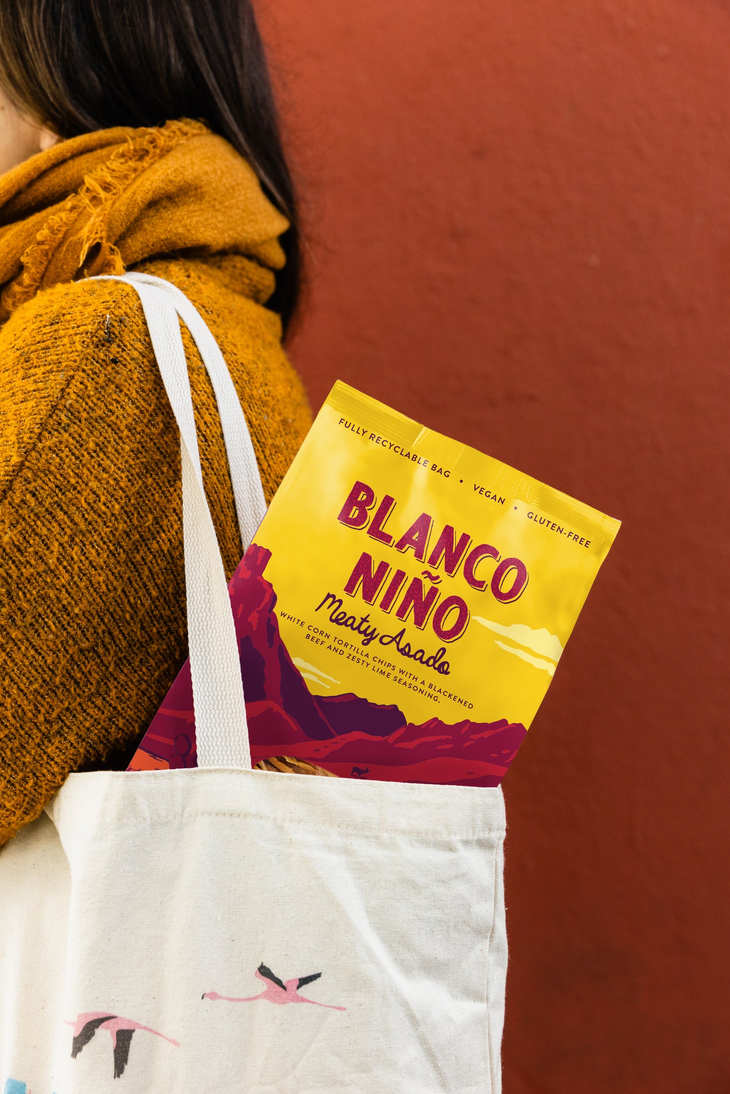 Meaty Asado Tortilla Chips von Blanco Niño kaufen – rauchige BBQ-Chips mit Limette. Aus nixtamalisiertem Mais, extra knusprig und perfekt für Dips, Tacos & Snackmomente.