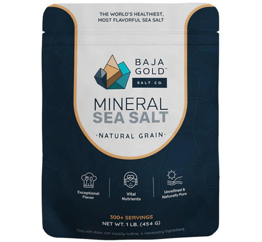 Mineral Sea Salt - Mineralisches Meersalz von Baja Gold kaufen | mineralstoffreiches, unraffiniertes Meersalz | Ideal zum Würzen und Verfeinern