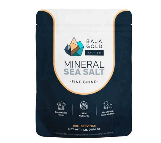 Mineral Sea Salt - Mineralisches Meersalz von Baja Gold kaufen | mineralstoffreiches, unraffiniertes Meersalz | Ideal zum Würzen und Verfeinern