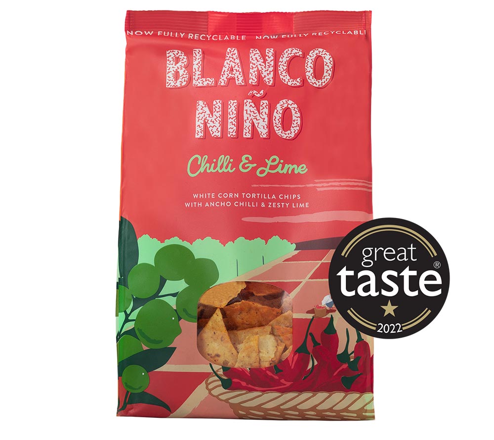 Tortilla Chips-Chilli & Lime von Blanco Nino