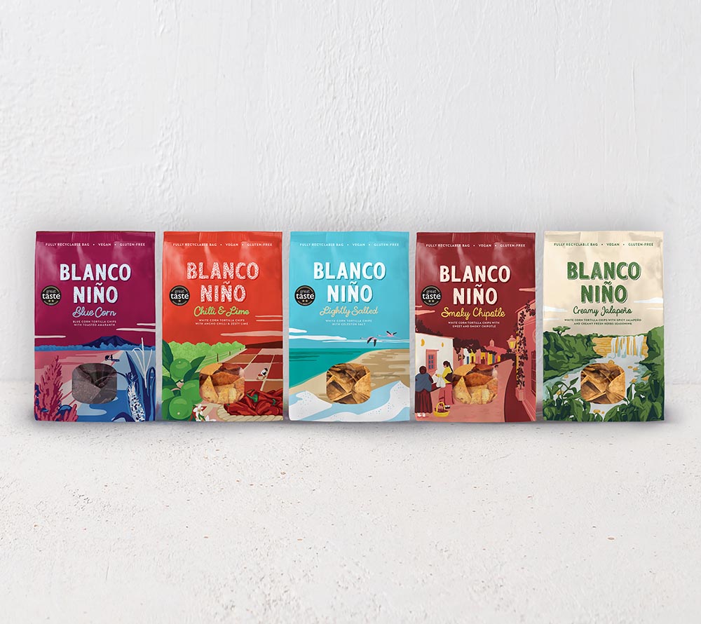 Tortilla Chips Lightly Salted Chips von Blanco Niño entdecken | 100 % vegan & glutenfrei | nach aztekischer Methode hergestellt | EU-weiter Versand