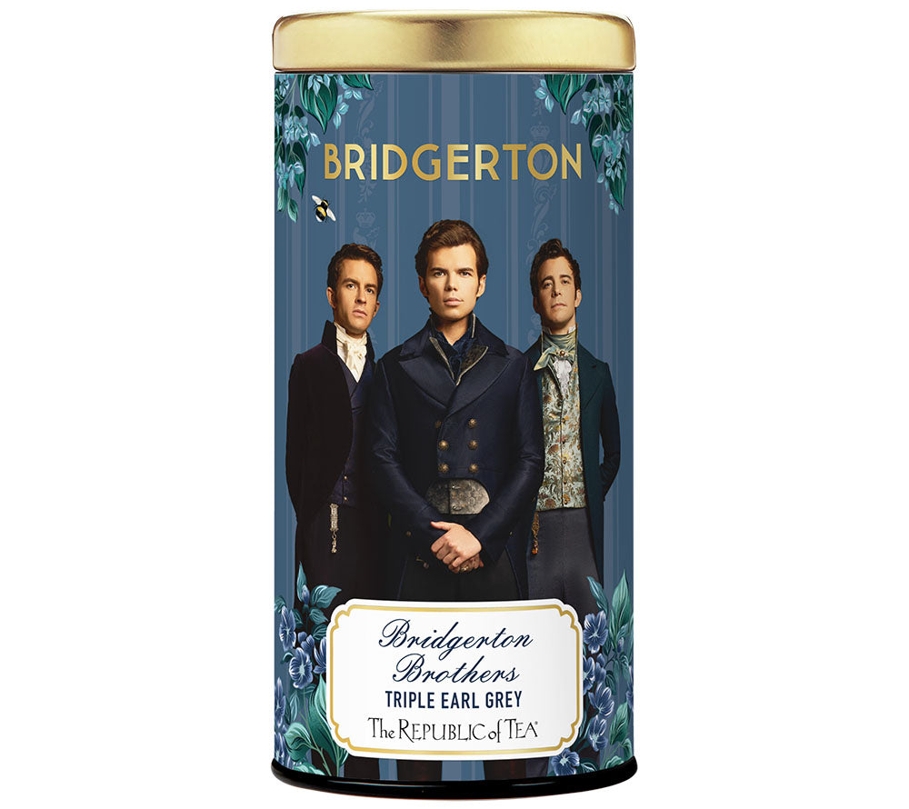 Bridgerton Brothers Triple Earl Grey Tea von The Republic of Tea kaufen | kräftiger Schwarztee, Bergamottöl, Citrusfrüchte | Perfektes Geschenk