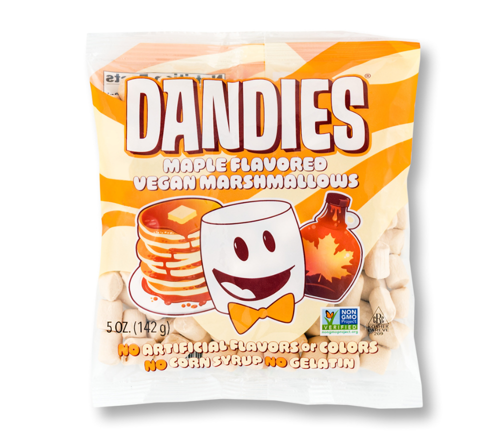 Vegan mini marshmallows (maple) from Dandies