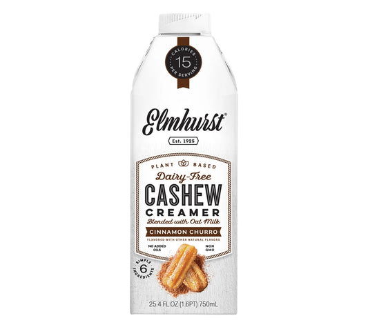 Cinnamon Churro Cashew Creamer von Elmhurst (750 ml)