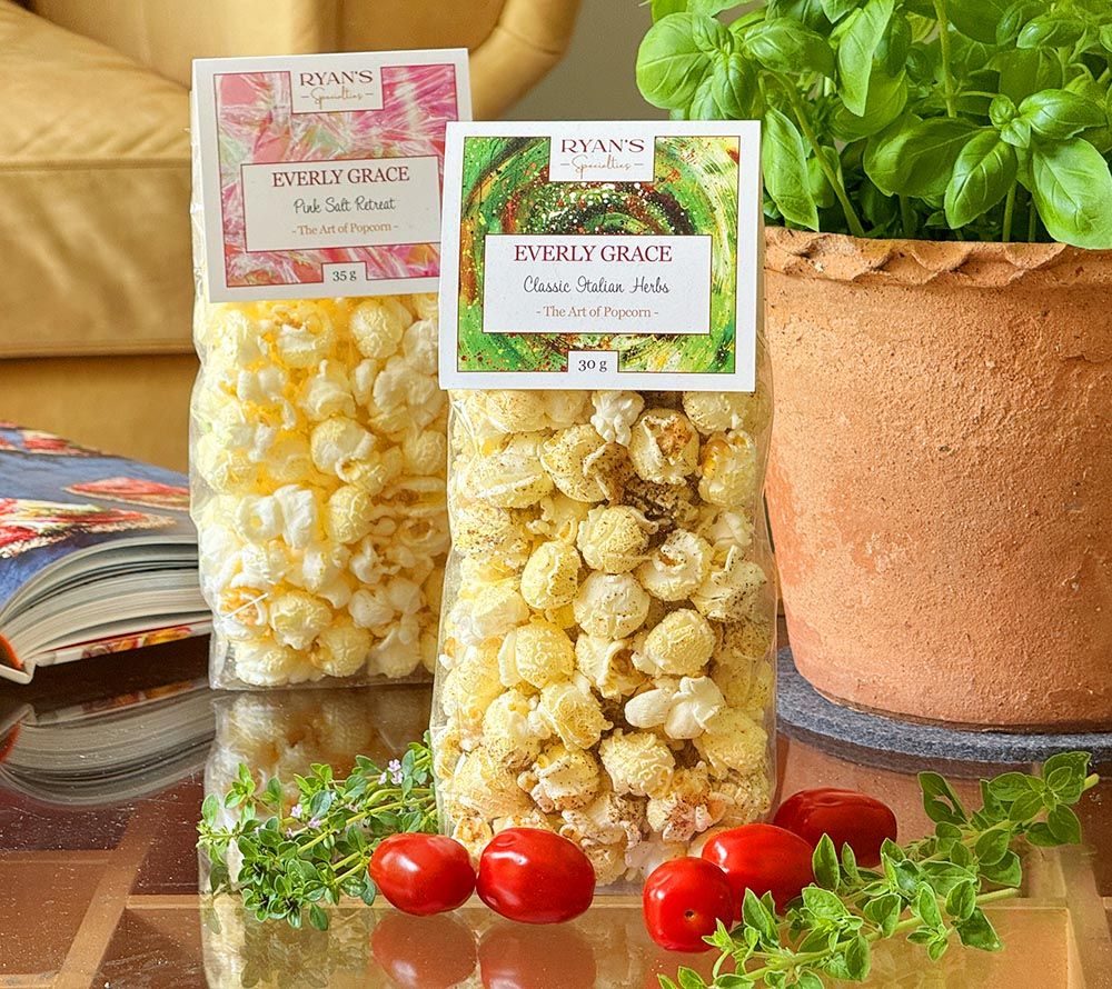 Aromatisches Gourmet-Popcorn Classic Italian Herbs von Everly Grace ☆ mit italienischen Kräutern ☆ hohe Qualität ☆ 100 % vegan ☆ Jetzt probieren!