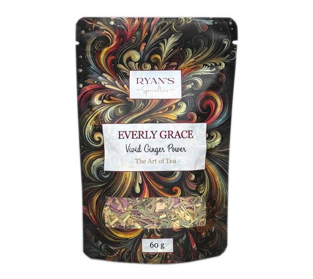 Everly Grace Tea - Vivid Ginger Power (60 g-Beutel Bio-Kräutertee)