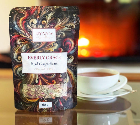 Vivid Ginger Power Tea von Everly Grace🔥Dein Energy Boost 🔥 Explosion von Geschmack und Energie🔥Dein natürlicher, koffeinfreier Wachmacher