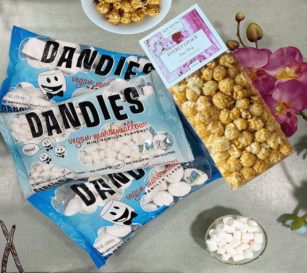 Iconic dandies in a marshmallow popcorn bundle