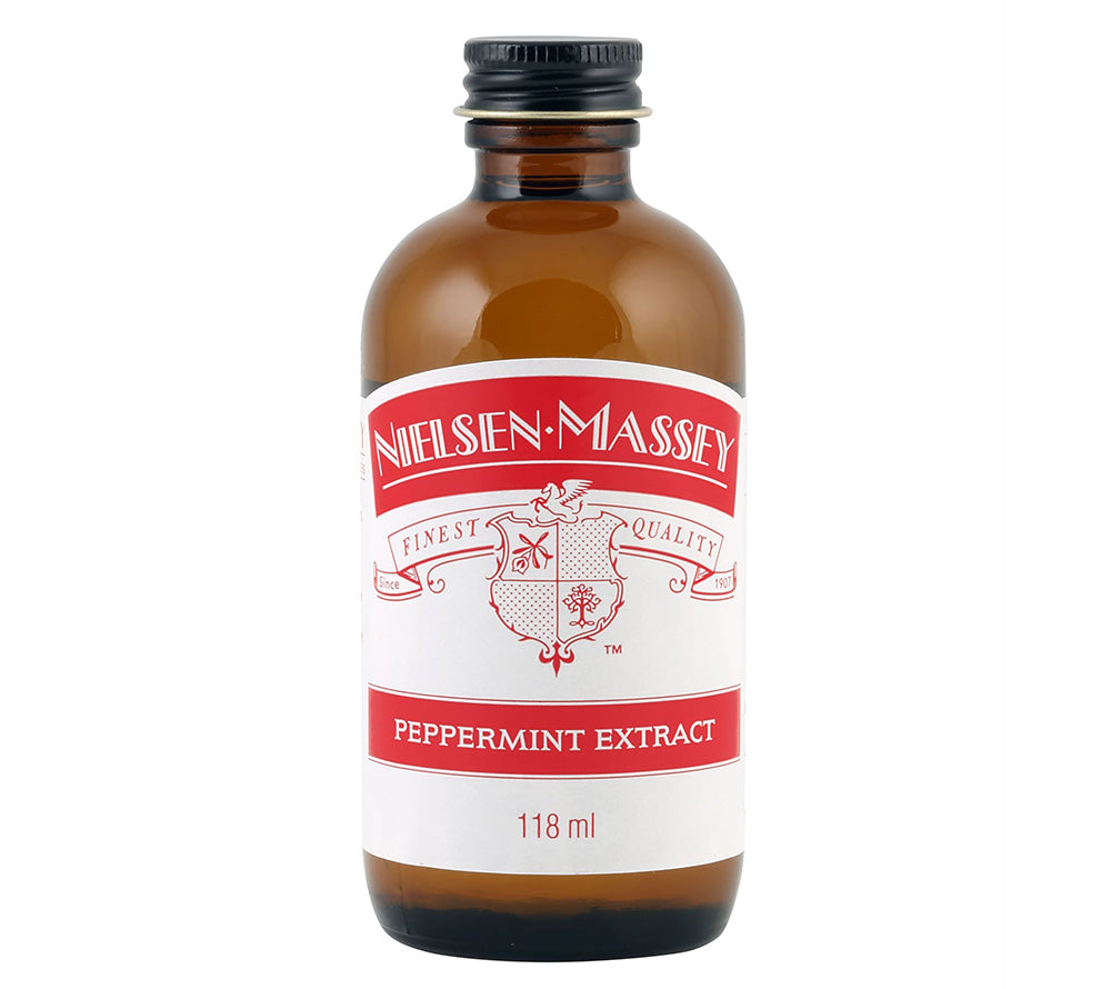 Peppermint-Extrakt von Nielsen Massey kaufen | vielseitiges Extrakt aus feinsten Minzblättern | ideal zum Backen, für Getränke und Desserts