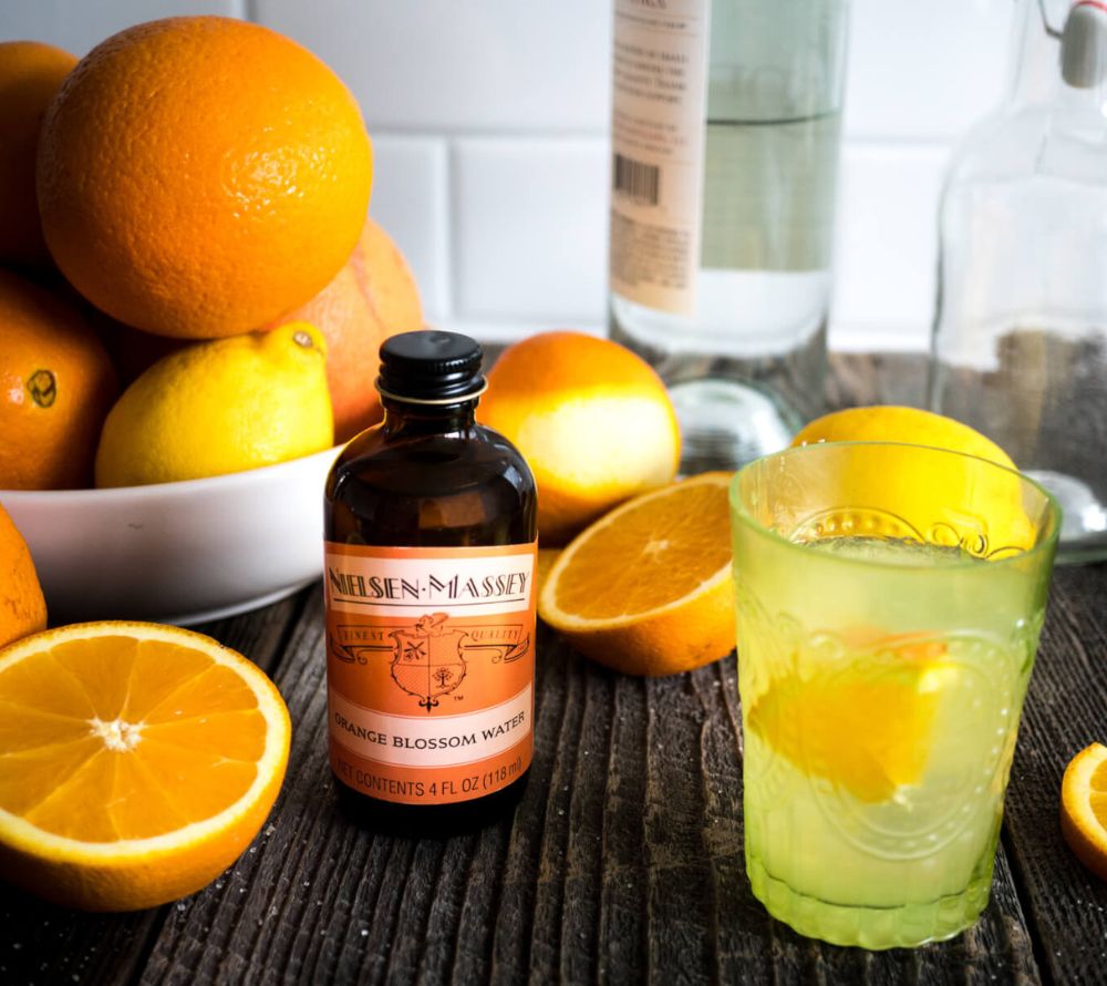 Orange Blossom Water von Nielsen Massey kaufen | Fruchtig-frisches Aroma für Backwaren und Desserts | Ideal für vegane Kreationen