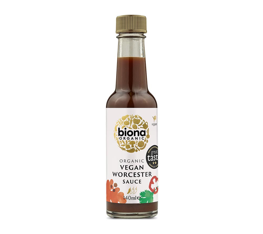 Worcester Sauce von Biona kaufen | vegan - glutenfrei - bio | einzigartige Rezeptur | Ideal zum Würzen, Marinieren und Dippen