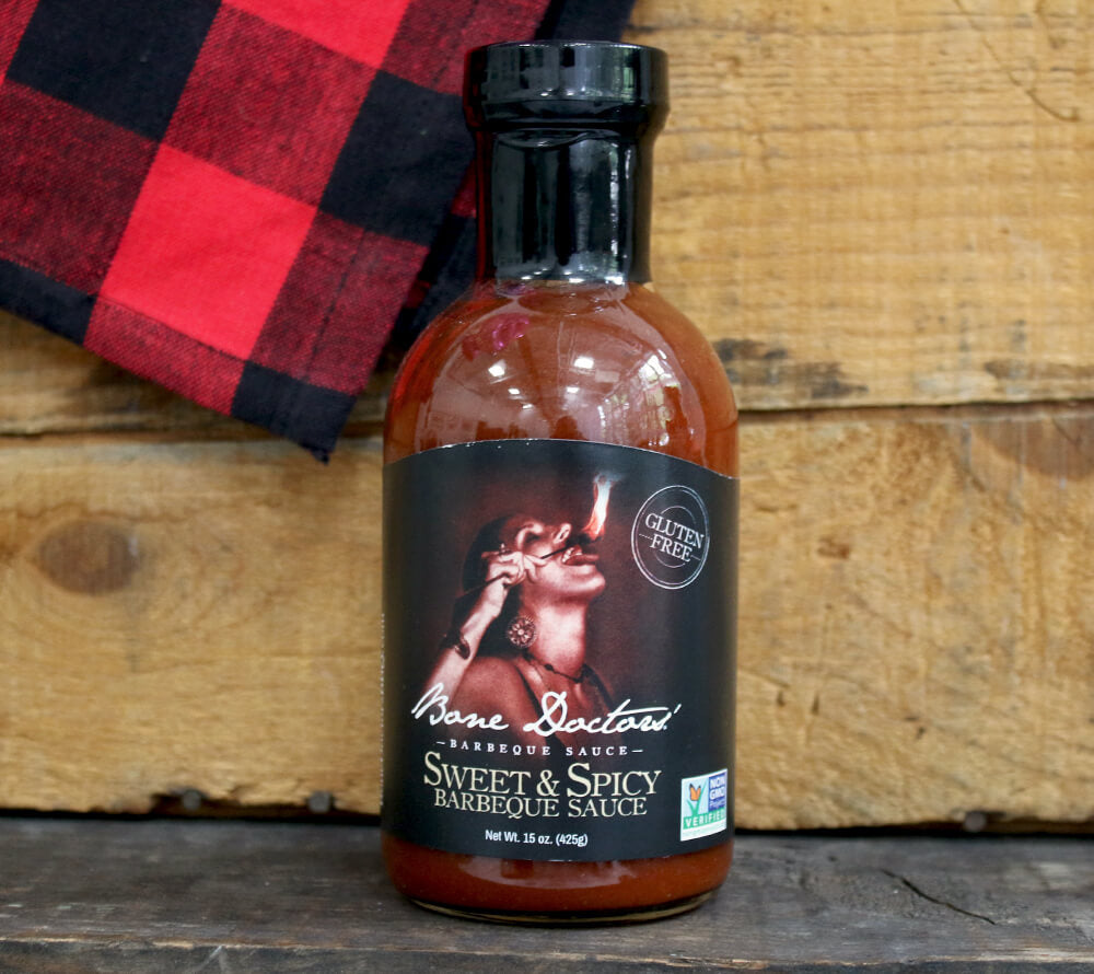 Vegane Grillsauce Sweet & Spicy von Bone Doctors