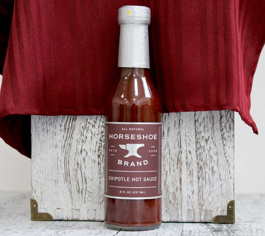 Vegane Grillsauce Chipotle Hot Sauce von Horseshoe Brand