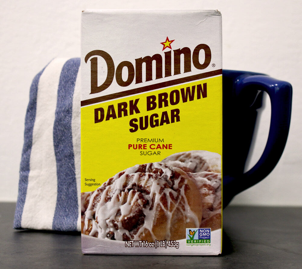 Dark brown sugar from Domino