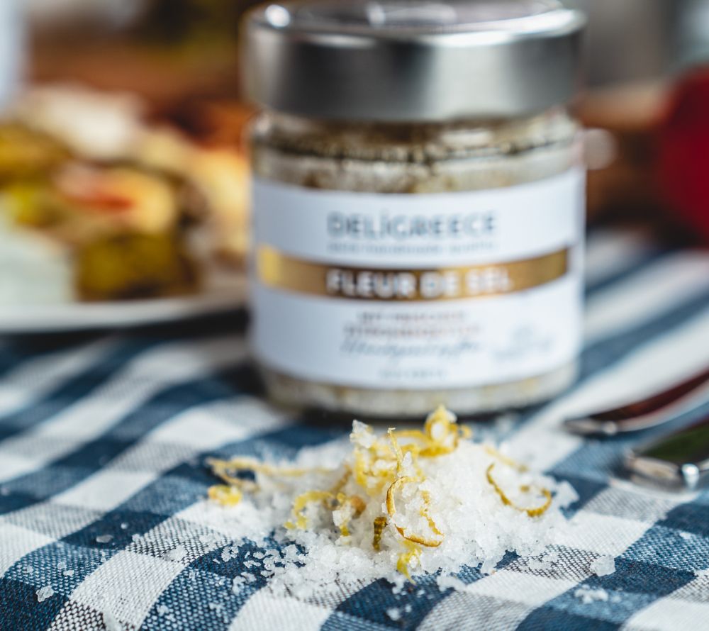 Fleur de Sel - lemon salt from Deligreece