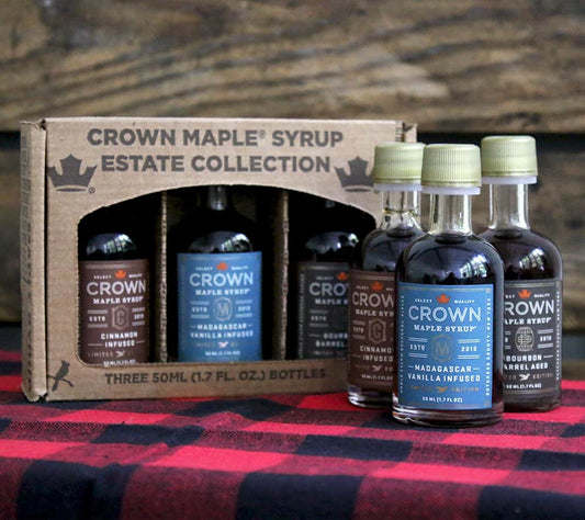 Maple syrup gift set Petite Infused Trio (3x 50 ml) from Crown Maple